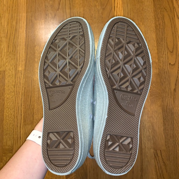 Converse Chuck Taylor All Star Silver Sneakers - Picture 5 of 8